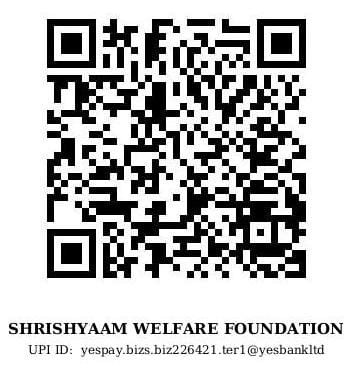 Shri Shyam Foundation UPI QR Code — yespay.bizs.biz226421.ter1@yesbankltd